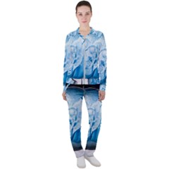 Silver Framed Washing Machine Animated Casual Jacket And Pants Set