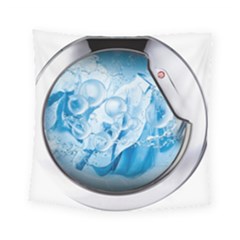 Silver Framed Washing Machine Animated Square Tapestry (small)