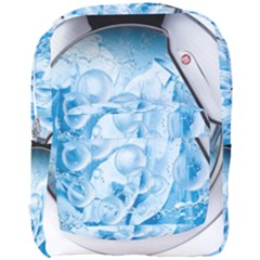 Silver Framed Washing Machine Animated Full Print Backpack by Jancukart