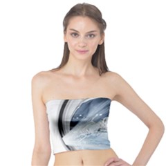 Gray Washing Machine Illustration Tube Top by Jancukart