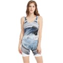 Gray Washing Machine Illustration Women s Wrestling Singlet View1