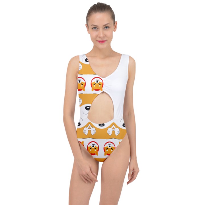 IM Fourth Dimension Colour 100 Center Cut Out Swimsuit