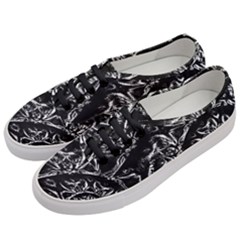 Skeletal Fractals Women s Classic Low Top Sneakers by MRNStudios