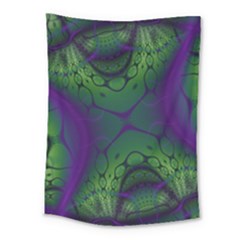 Abstract Fractal Art Pattern Medium Tapestry by Ravend