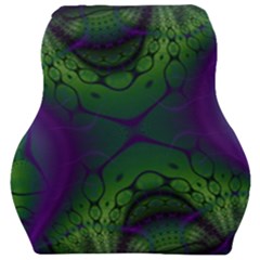 Abstract Fractal Art Pattern Car Seat Velour Cushion  by Ravend