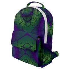 Abstract Fractal Art Pattern Flap Pocket Backpack (small) by Ravend