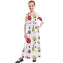 Cute Cartoon Insects Seamless Background Kids  Quarter Sleeve Maxi Dress View1