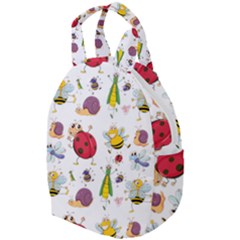 Cute Cartoon Insects Seamless Background Travel Backpacks by Jancukart