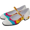 Holiday Tropical Elements Leaf Orange Women s Mary Jane Shoes View2