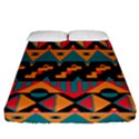 Tribal Pattern Seamless Border Fitted Sheet (California King Size) View1