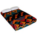 Tribal Pattern Seamless Border Fitted Sheet (California King Size) View2