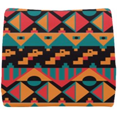 Tribal Pattern Seamless Border Seat Cushion