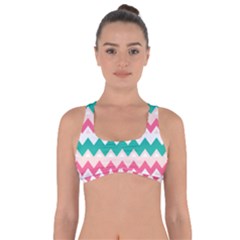 Zigzag Pattern Got No Strings Sports Bra by Jancukart