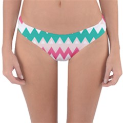 Zigzag Pattern Reversible Hipster Bikini Bottoms