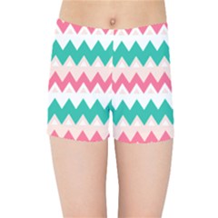 Zigzag Pattern Kids  Sports Shorts