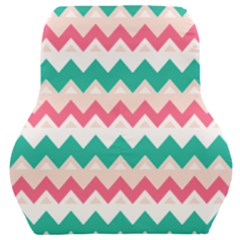 Zigzag Pattern Car Seat Back Cushion 