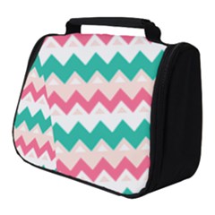 Zigzag Pattern Full Print Travel Pouch (small)