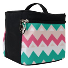 Zigzag Pattern Make Up Travel Bag (small)