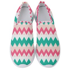 Zigzag Pattern Men s Slip On Sneakers