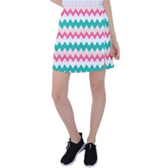 Zigzag Pattern Tennis Skirt by Jancukart