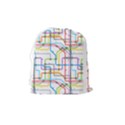 Tube Map Seamless Pattern Drawstring Pouch (Medium) View2