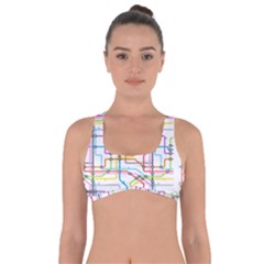 Tube Map Seamless Pattern Got No Strings Sports Bra