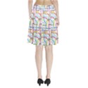 Tube Map Seamless Pattern Pleated Skirt View2