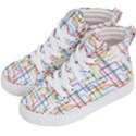 Tube Map Seamless Pattern Kids  Hi-Top Skate Sneakers View2