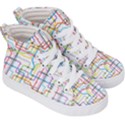 Tube Map Seamless Pattern Kids  Hi-Top Skate Sneakers View3