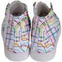 Tube Map Seamless Pattern Kids  Hi-Top Skate Sneakers View4