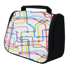 Tube Map Seamless Pattern Full Print Travel Pouch (small)