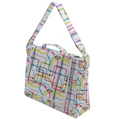 Tube Map Seamless Pattern Box Up Messenger Bag