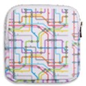 Tube Map Seamless Pattern Mini Square Pouch View2