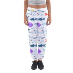 Animal Fish Bird Animals Ocean Pattern Women s Jogger Sweatpants