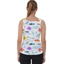 Animal Fish Bird Animals Ocean Pattern Velvet Tank Top View2