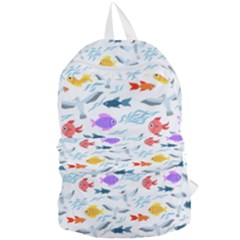 Animal Fish Bird Animals Ocean Pattern Foldable Lightweight Backpack