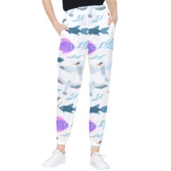 Animal Fish Bird Animals Ocean Pattern Tapered Pants by Jancukart