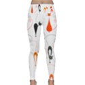 Cartoon Cat Seamless Pattern Graphic Lightweight Velour Classic Yoga Leggings View1