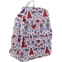 Scandinavian Folk Seamless Pattern Top Flap Backpack View2