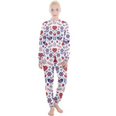 Scandinavian Folk Seamless Pattern Women s Lounge Set