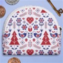 Scandinavian Folk Seamless Pattern Horseshoe Style Canvas Pouch View2