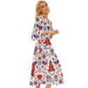 Scandinavian Folk Seamless Pattern Midsummer Wrap Dress View3