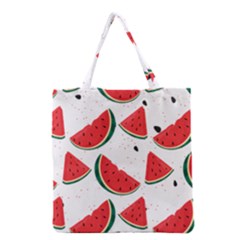 Watermelon Seamless Pattern Grocery Tote Bag