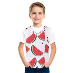 Watermelon Seamless Pattern Kids  Basketball Tank Top