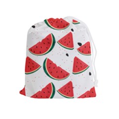 Watermelon Seamless Pattern Drawstring Pouch (xl)