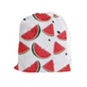 Watermelon Seamless Pattern Drawstring Pouch (XL) View1