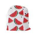 Watermelon Seamless Pattern Drawstring Pouch (XL) View2