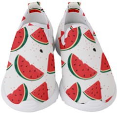 Watermelon Seamless Pattern Kids  Slip On Sneakers