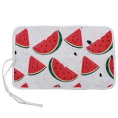 Watermelon Seamless Pattern Pen Storage Case (l)