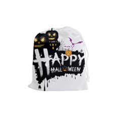 Happy Halloween Drawstring Pouch (medium)